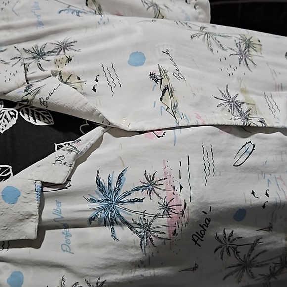 Denim & Flower Ricky Singh  button down short sleeve casual Hawaiian - Picture 3 of 8